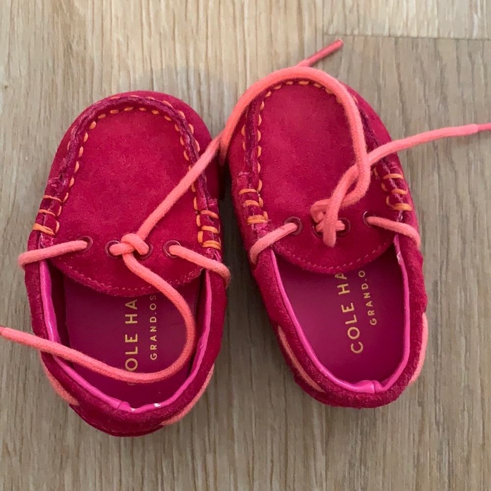 Cole Haan baby moccasins- never worn